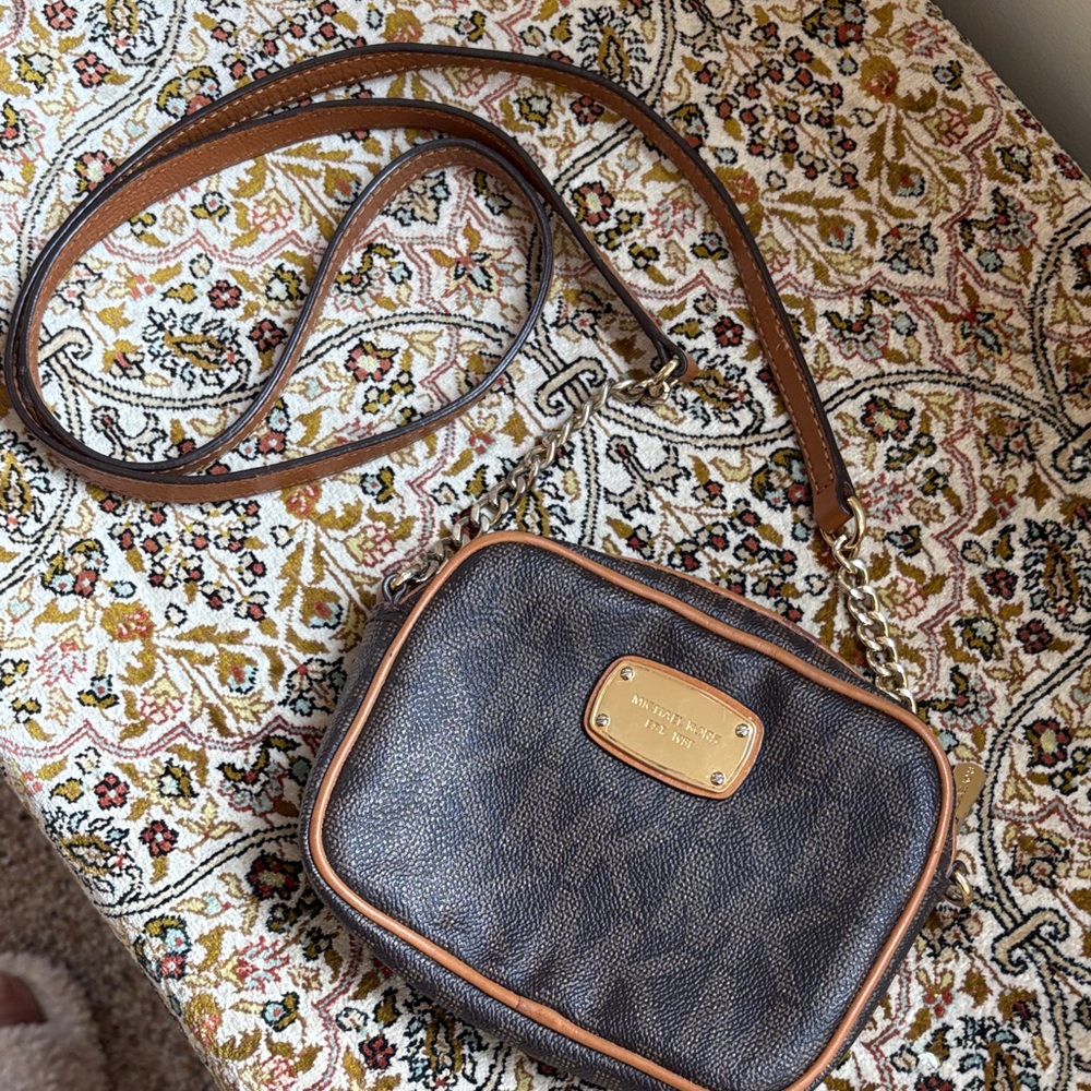 Michael Kors Dark Brown Crossbody Bag